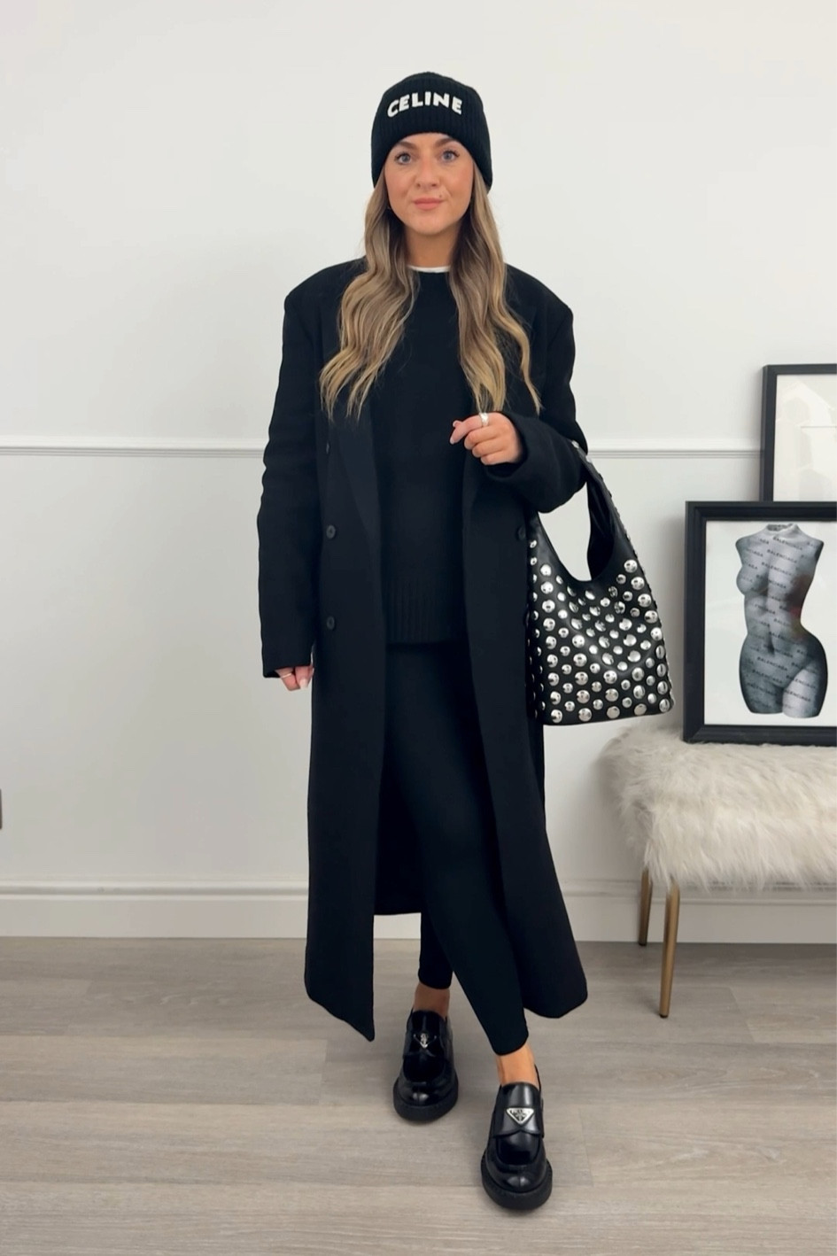 All black outfit with leggings and loafers 

#LTKautumn #LTKwinter #LTKstyletip