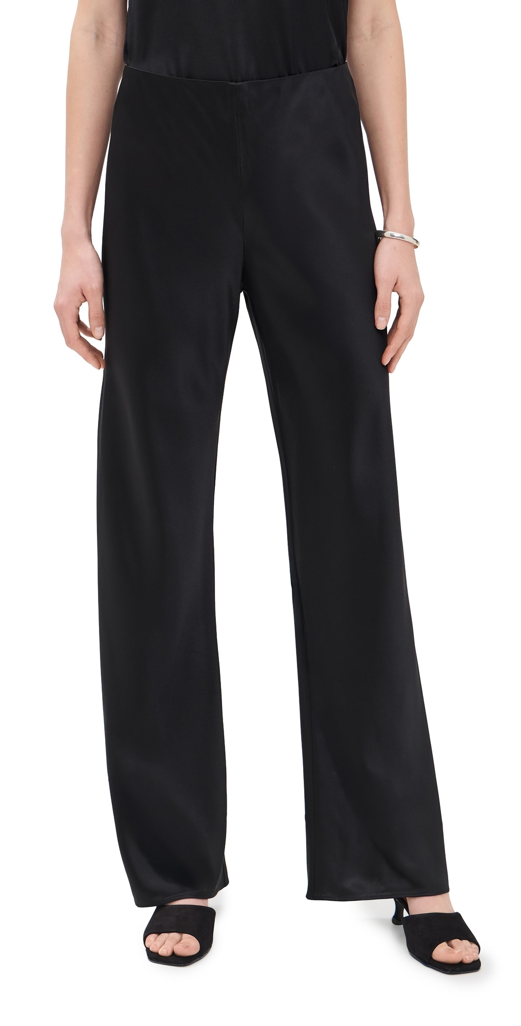CAMI NYC Bristol Mid Rise Pants Black L | Shopbop