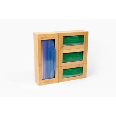 Hokku Designs – Ziploc Bag Storage Organizer | Plastic Bag Organizer |baggie Organizer Dispenser For Drawer | Food Storage Bag Organizer | Wayfair North America