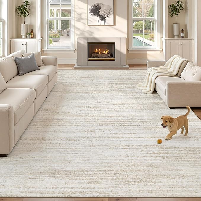 Area Rug 8x10 Living Room Rugs: Washable Modern Rug Large Non-Slip Soft Rugs Stain Resistant Prin... | Amazon (US)
