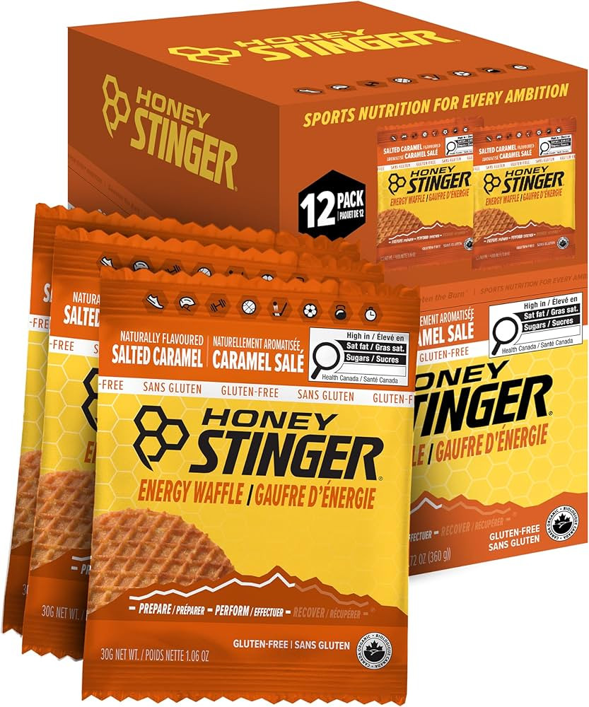 Honey Stinger Organic Gluten-Free Salted Caramel Waffle | Energy Stroopwafel for Exercise, Endura... | Amazon (CA)
