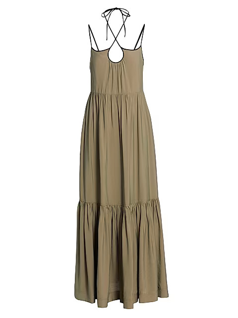 Kellyann Halter Tiered Maxi Dress | Saks Fifth Avenue