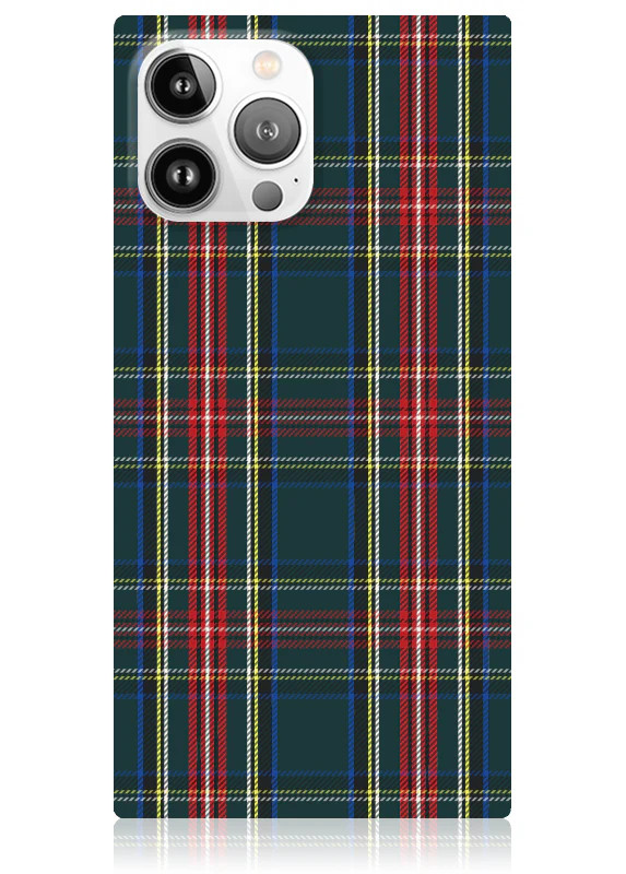 SQUARE® Green Plaid iPhone Case | FLAUNT