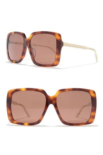 58mm Oversized Square Sunglasses | Nordstrom Rack