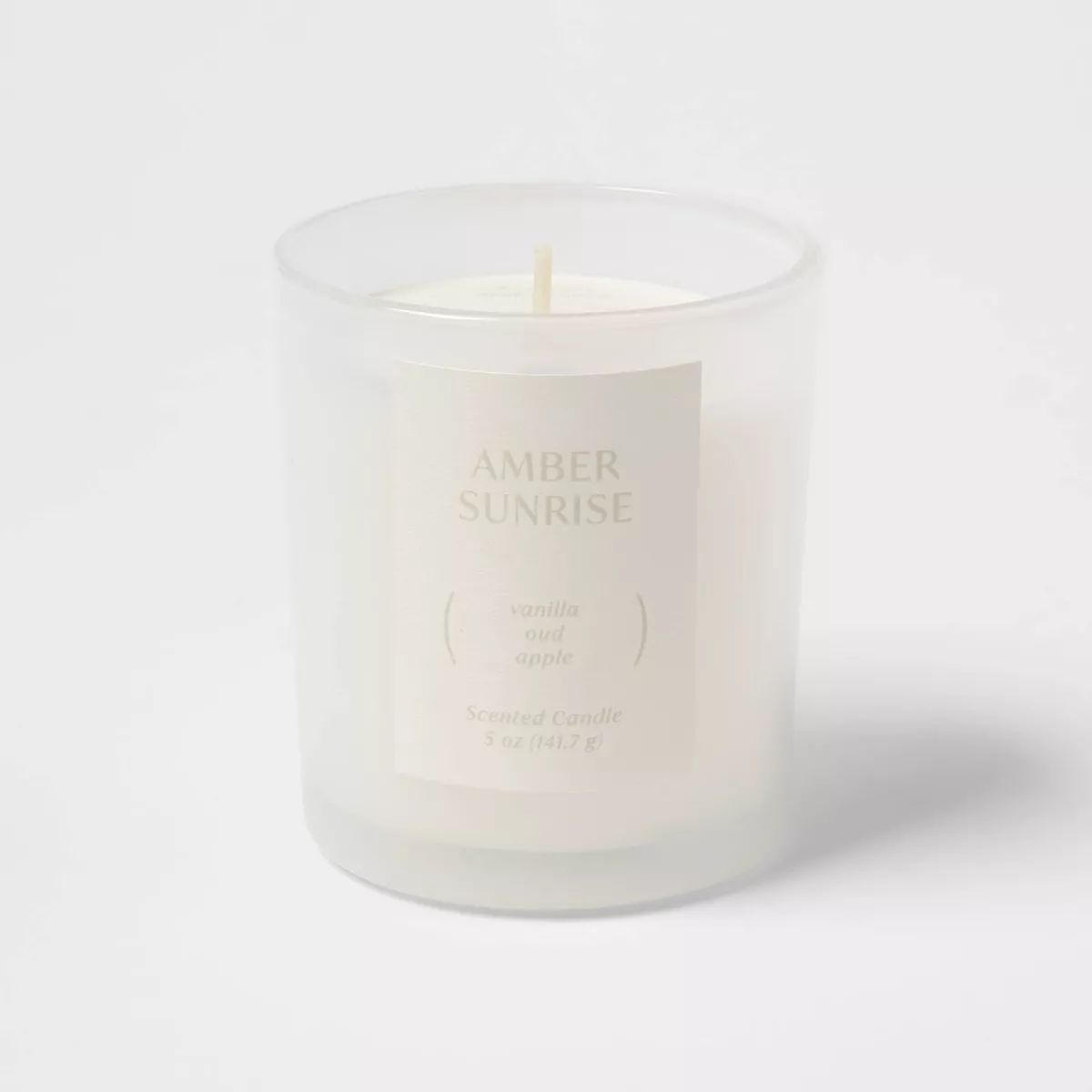 5oz Glass Jar Candle Amber Sunrise - Threshold™ | Target