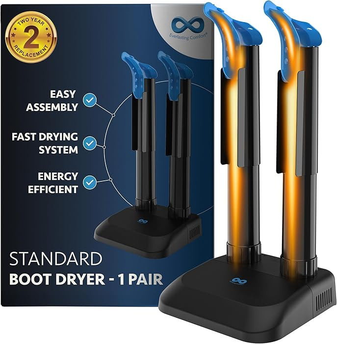 Everlasting Comfort Boot Dryer for Work Boots – Easy-to-Use, Silent & Energy-Efficient Boot War... | Amazon (US)
