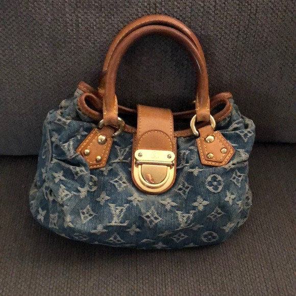 Authentic Louis Vuitton Denim Pleaty | Poshmark