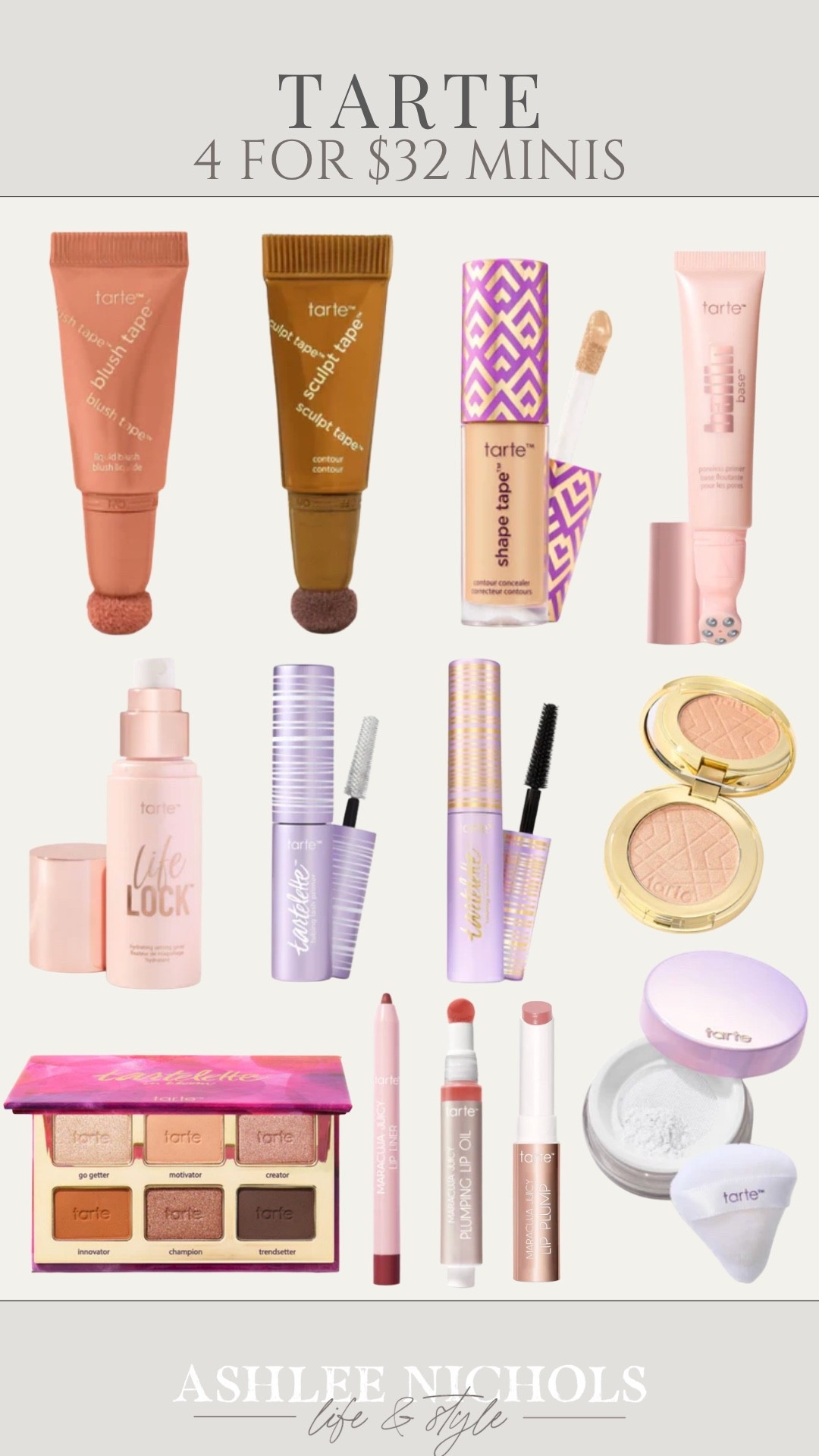 Tarte build your own mini kit! 4 for $32 minis!

Tarte beauty, mini beauty products, travel makeup

#LTKSaleAlert #LTKBeauty