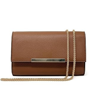 Clutch Purses for Women Small Convertible Wristlet and Evening Bag | Vegan Leather, Fits 6.7-inch... | Amazon (US)