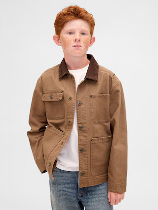 Kids Canvas Utility Jacket | Gap (US)