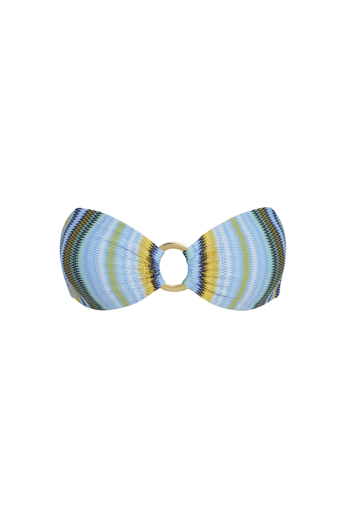 Costa Rica Top - Sardinia Stripe Azure | Monday Swimwear