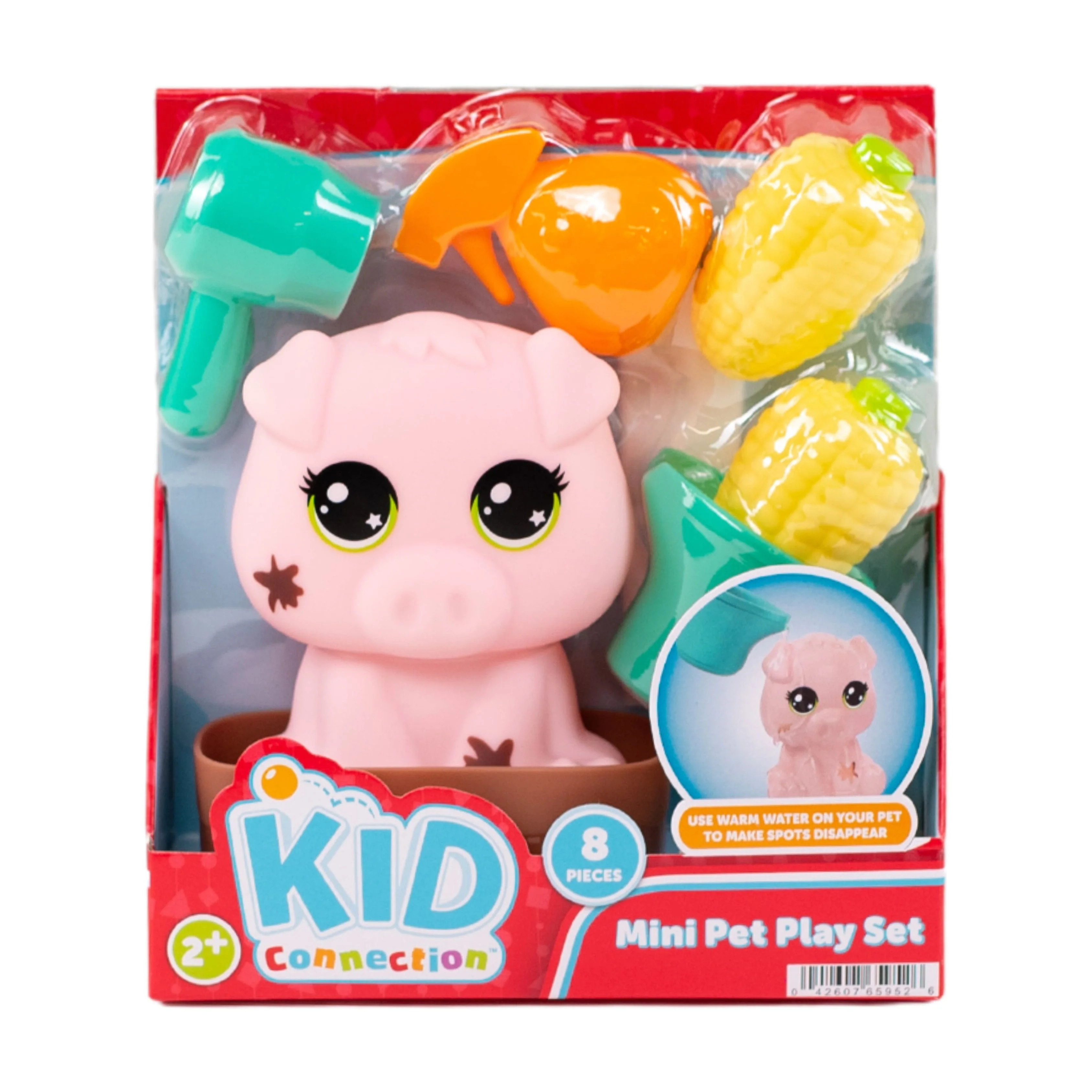 Kid Connection Mini Pet Pig Water Play Set with Color Changing Feature, 8 Pieces, Toddler Toys, P... | Walmart (US)