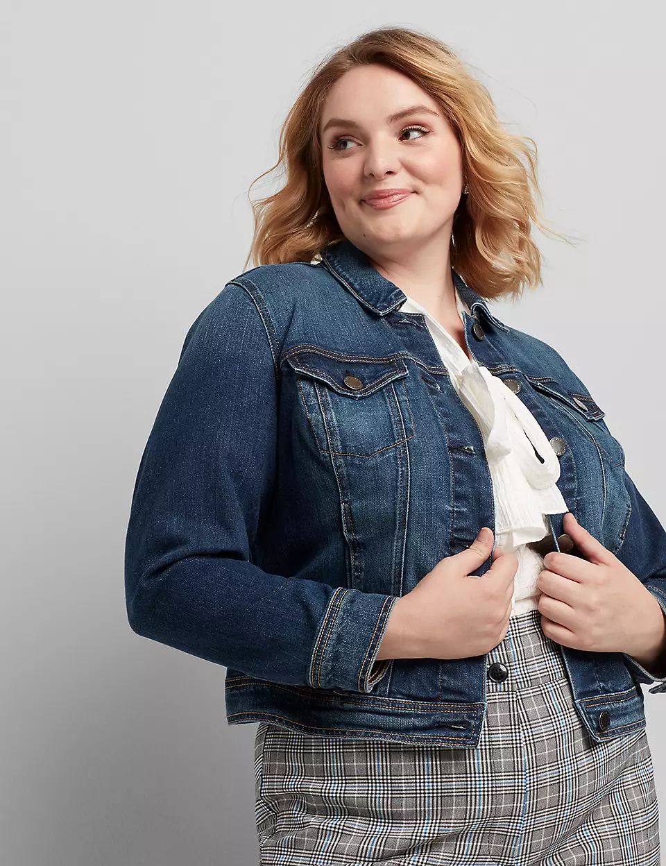 Denim Jacket - Dark Wash | Lane Bryant (US)