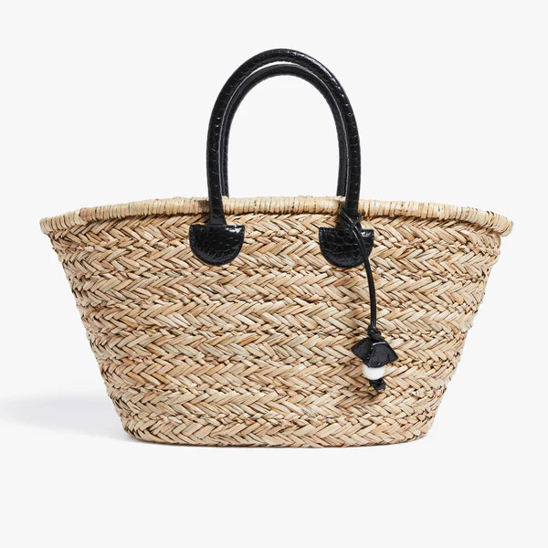 The Beach and Town Tote Black | Pamela Munson