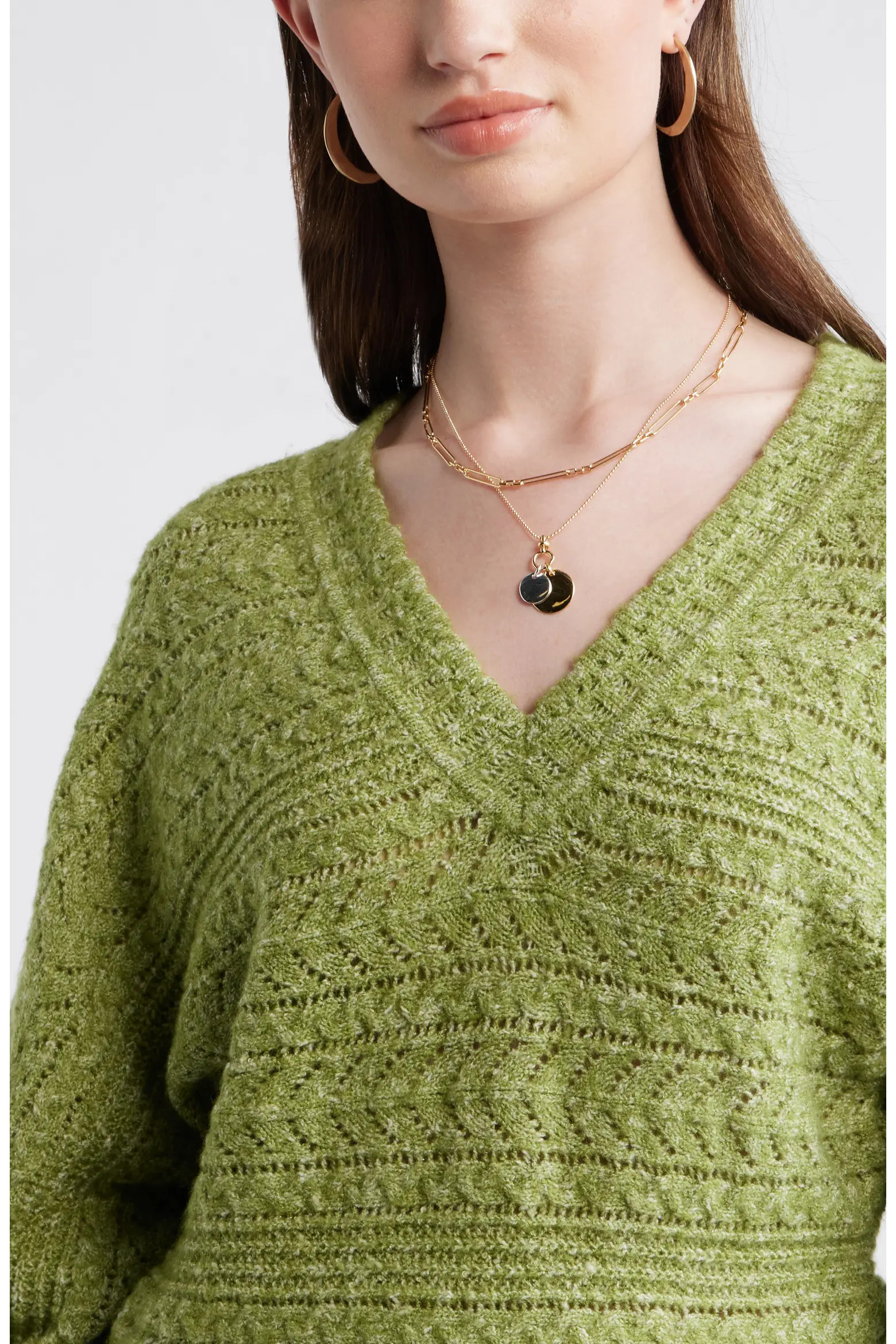 Pointelle Dolman Sleeve Sweater (Women) | Nordstrom | Nordstrom