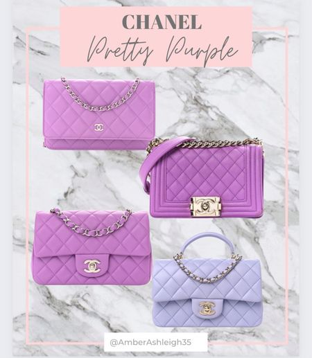 Chanel pretty purple 

#LTKitbag