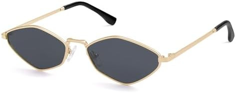 SOJOS Retro Small Polarized Sunglasses Womens Mens Vintage Narrow Irregular Shades UV400 SJ1233 | Amazon (US)