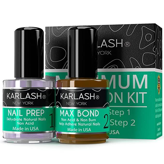 Karlash Professional Made in USA Natural Nail Prep Dehydrate & Bond Primer, Nail Bond, Superior B... | Amazon (US)