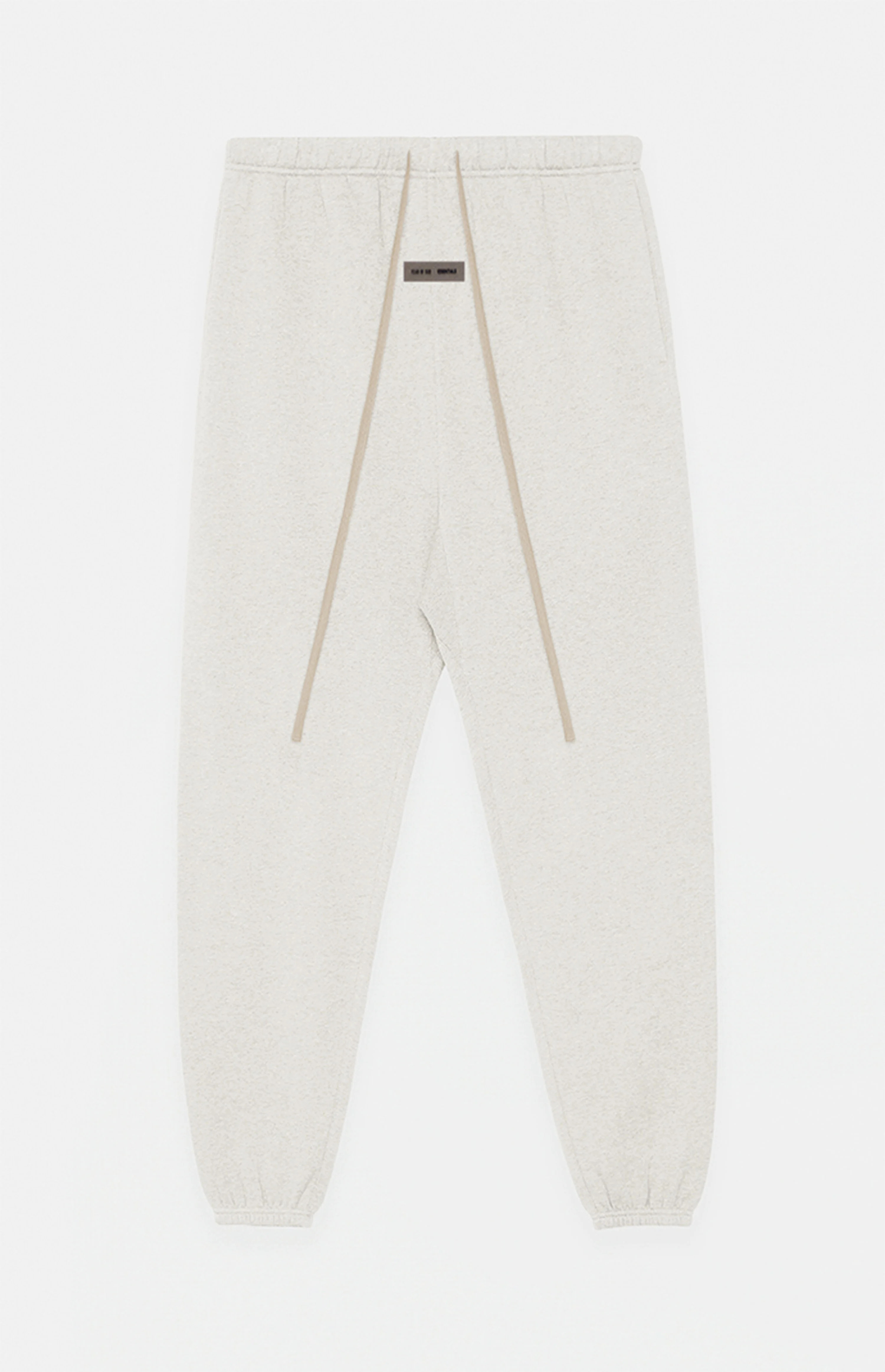 Fear of God ESSENTIALS Heather Oatmeal Classic Fleece Sweatpants | PacSun