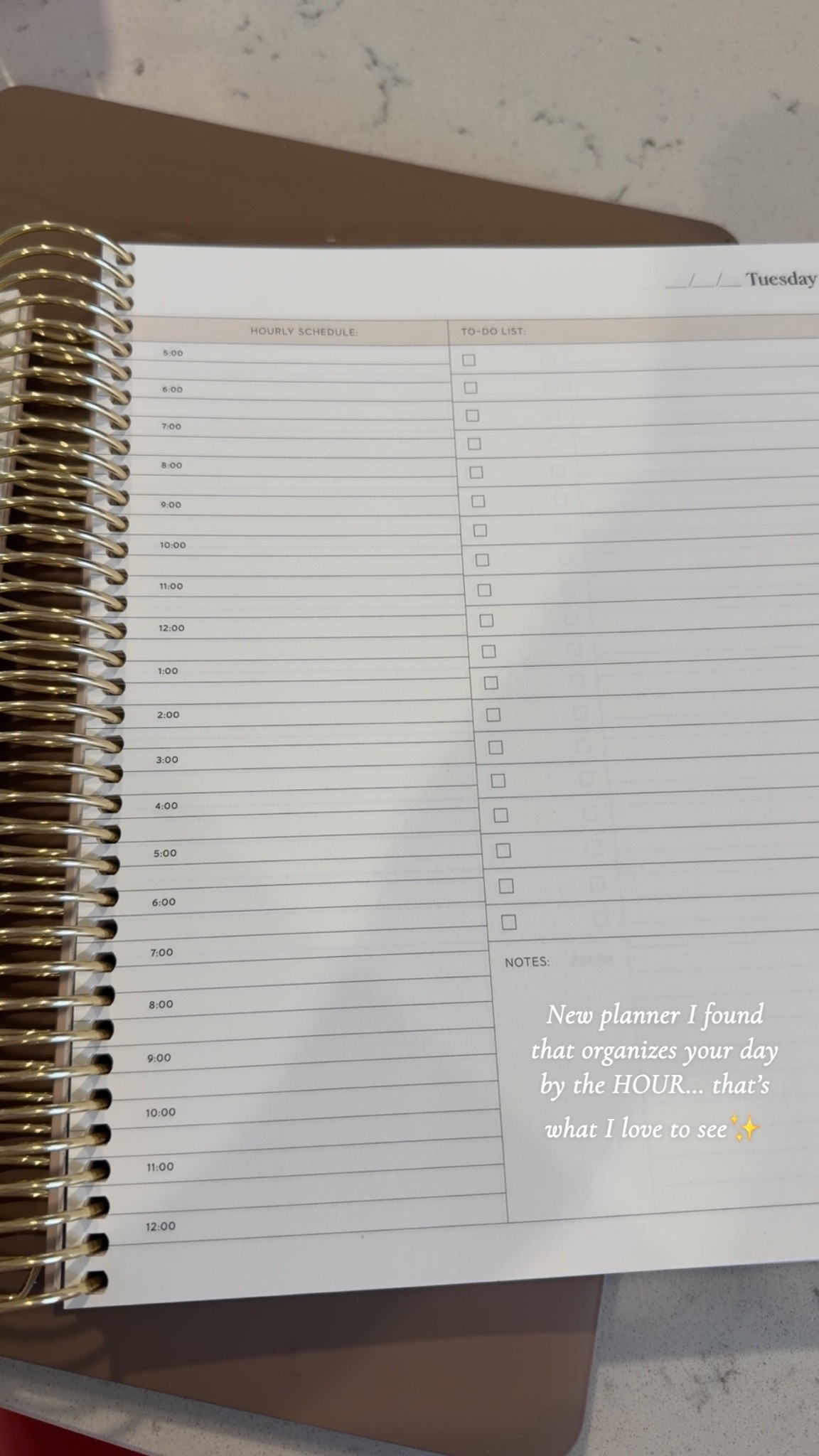 Daily planner