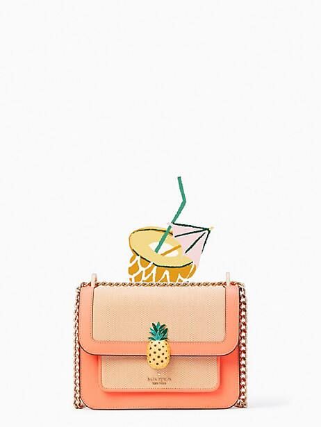 remi pineapple flap chain crossbody | Kate Spade Outlet
