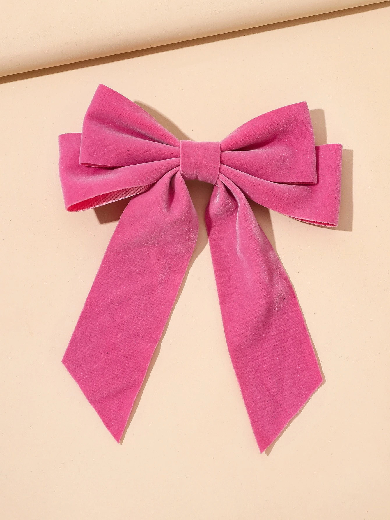 Velvet Bow Decor Alligator Clip | SHEIN