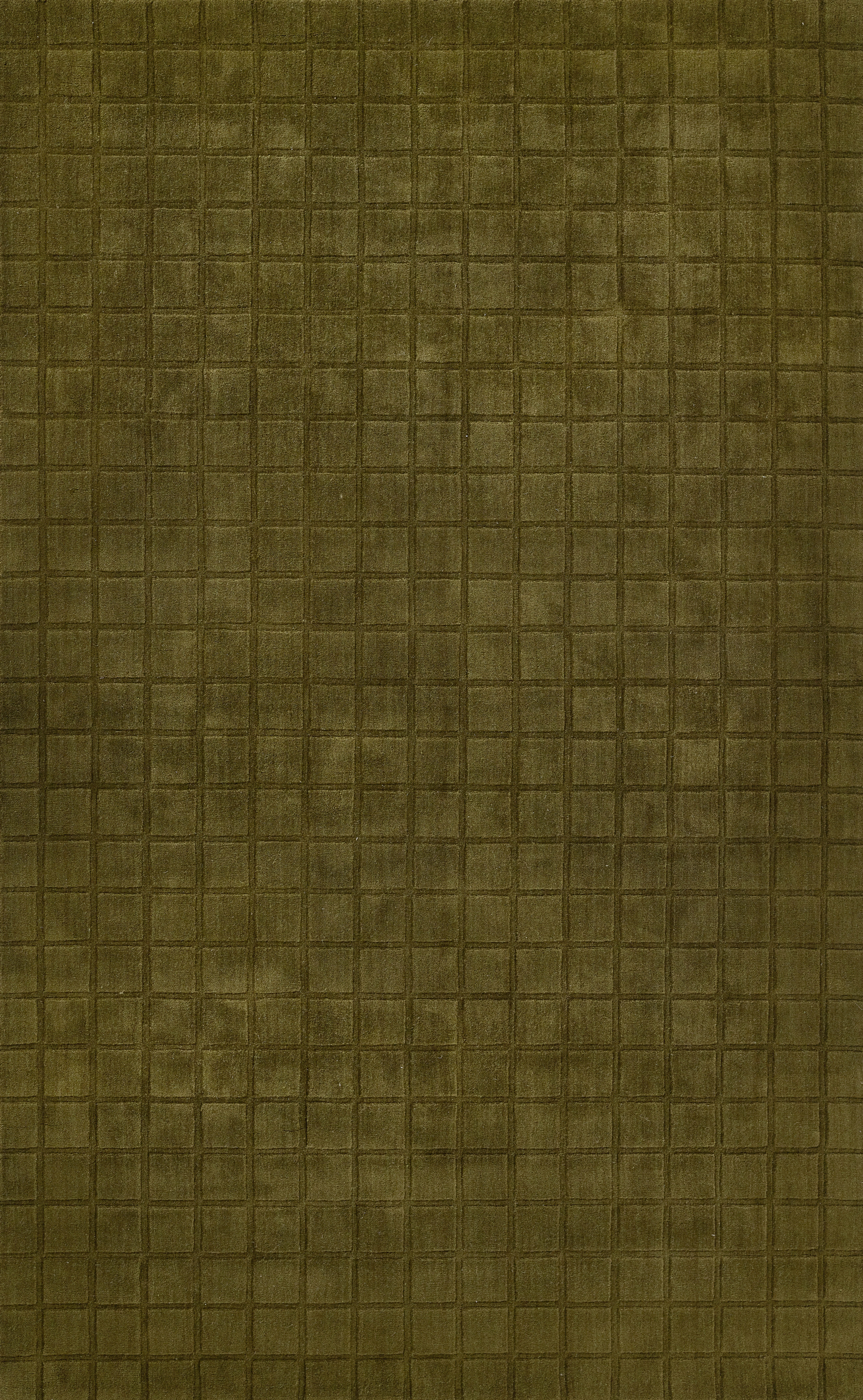 AllModern Contour Hand Loomed Wool Geometric Green Area Rug | AllModern