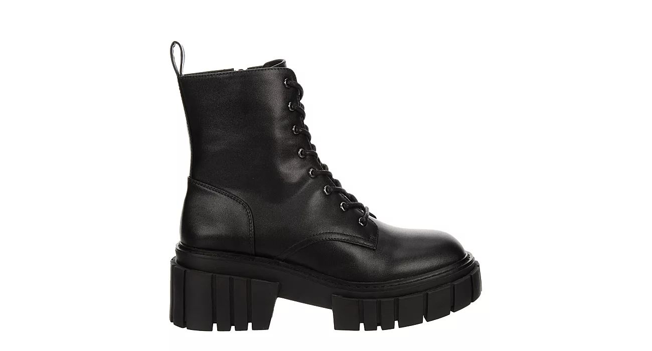 Madden Girl Womens Philly Lace Up Boot - Black | Rack Room Shoes