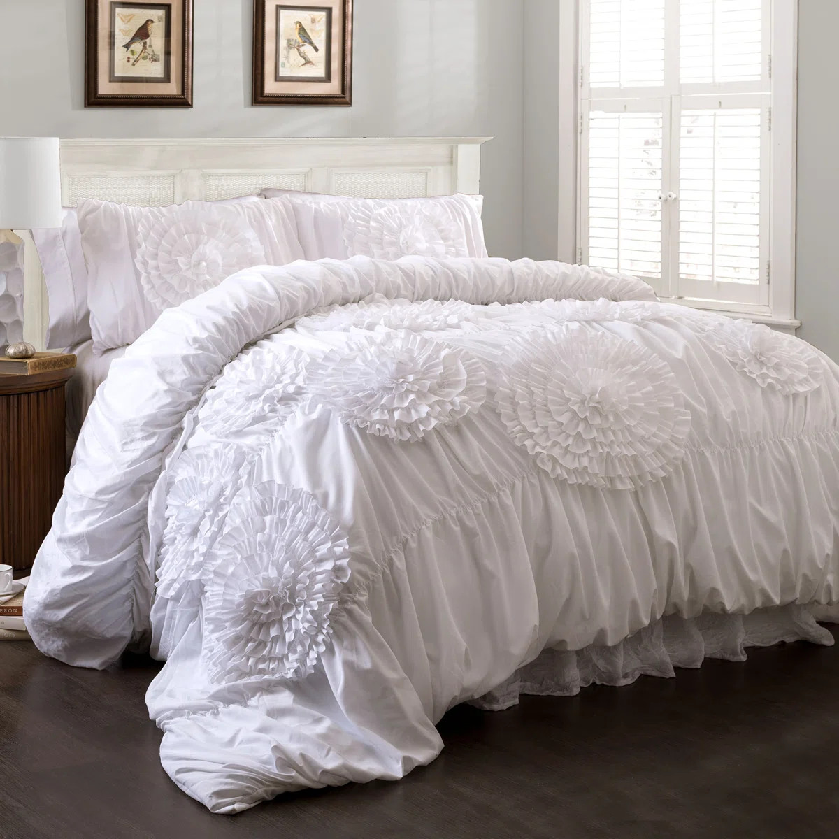 Serena Microfiber Traditional Comforter Set | Wayfair North America