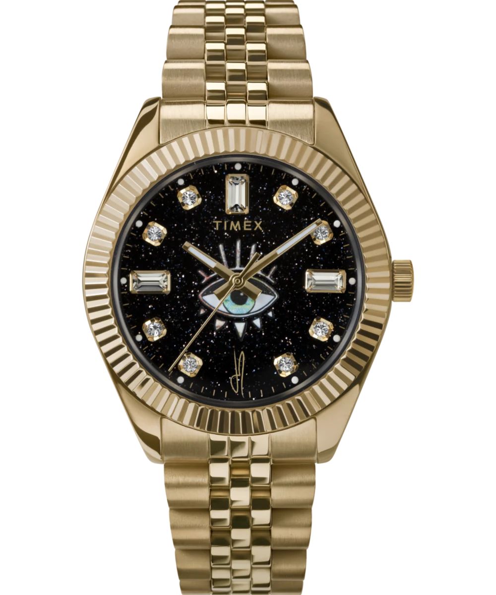 Timex x Jacquie Aiche 36mm Stainless Steel Bracelet Watch | Timex
