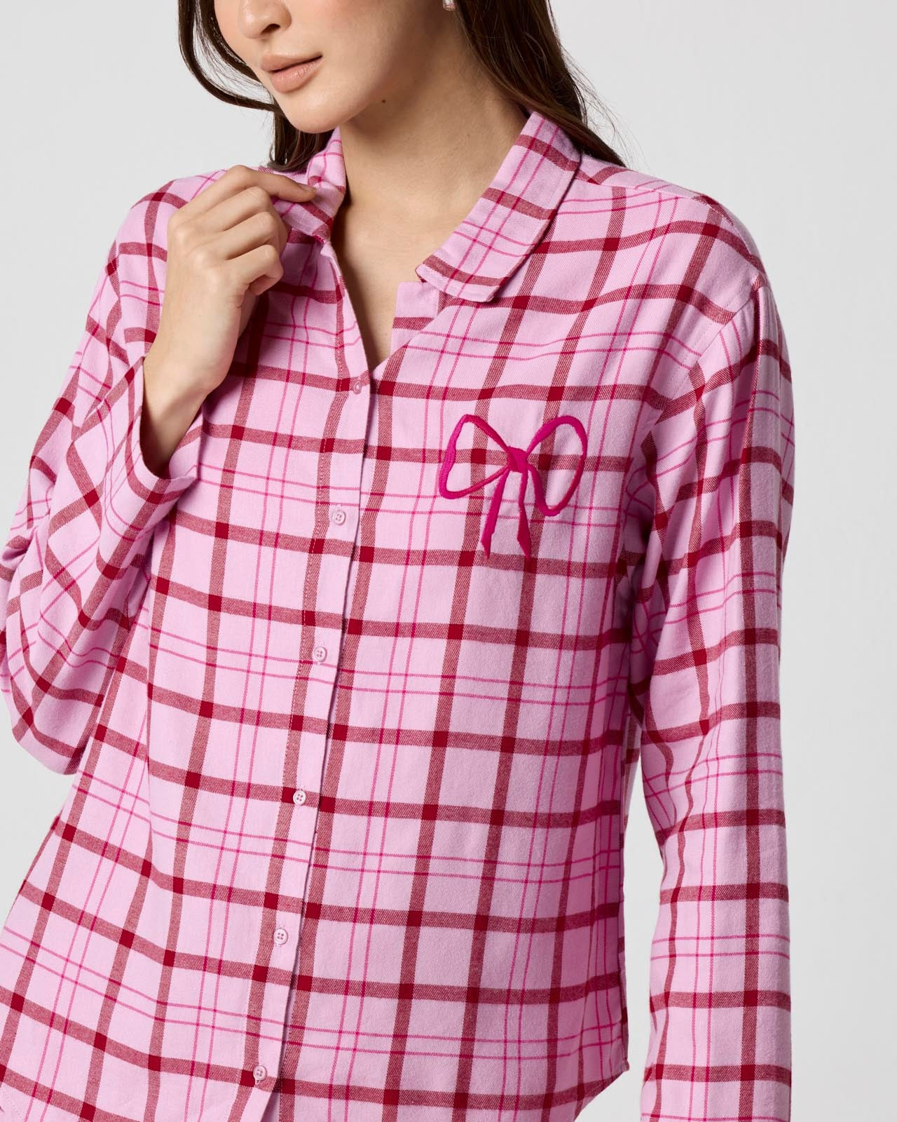 Cozy Flannel Sleep Shirt | florence by mills fashion