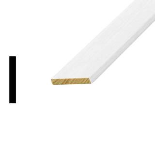 American Wood Moulding LWM266 1/4 in. x 1-5/8 in. Primed Finger-Jointed Pine Lattice Moulding L26... | The Home Depot