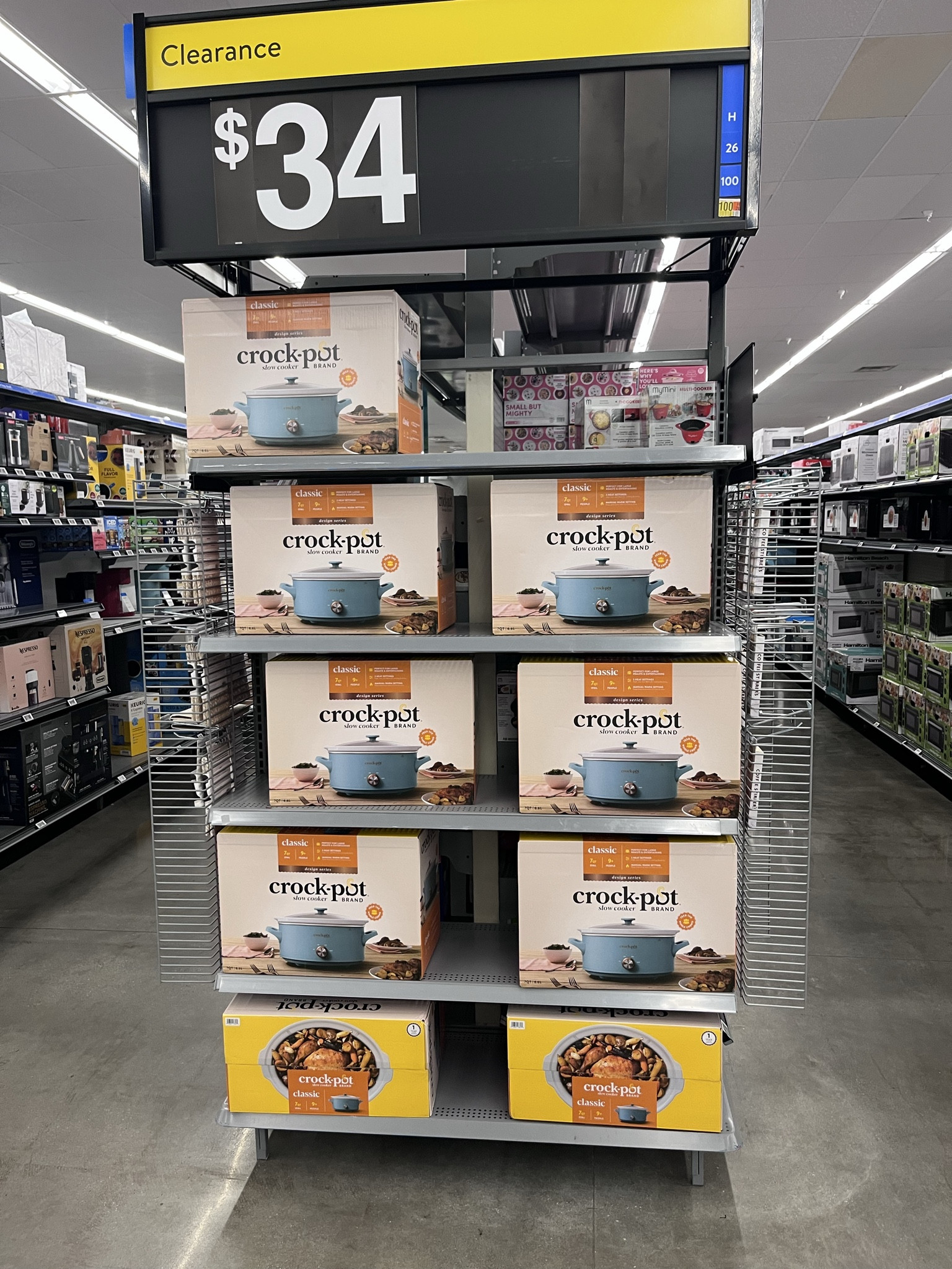 Crockpot classic home design series slow cooker - Walmart finds - clearance 