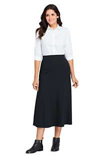 Women's Ponte Knit Midi Skirt | Lands' End (US)