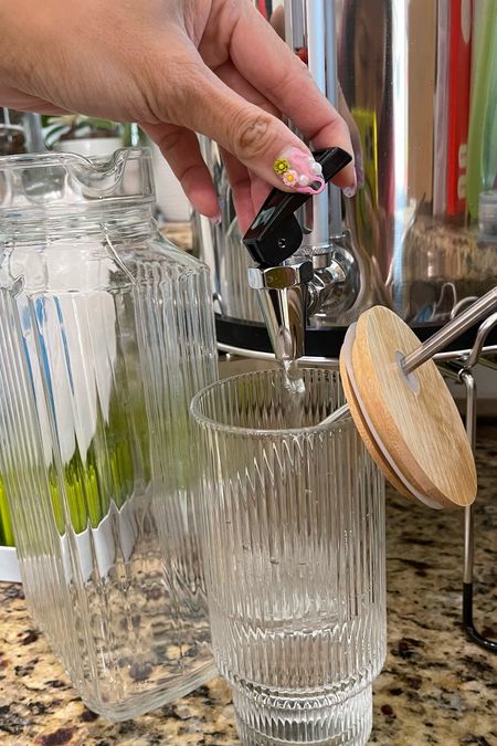 Start each day off right with clean filtered water - this countertop, gravity filter system eliminates so much yuck from our tapwater! It passes the red dye test, providing clean drinking water at home that’s also portable for when we go camping. Reusable glasses and straws help reduce unnecessary waste- I love this set with the stylish ribbed design and bamboo lids  

#LTKFind #LTKhome #LTKxPrimeDay
