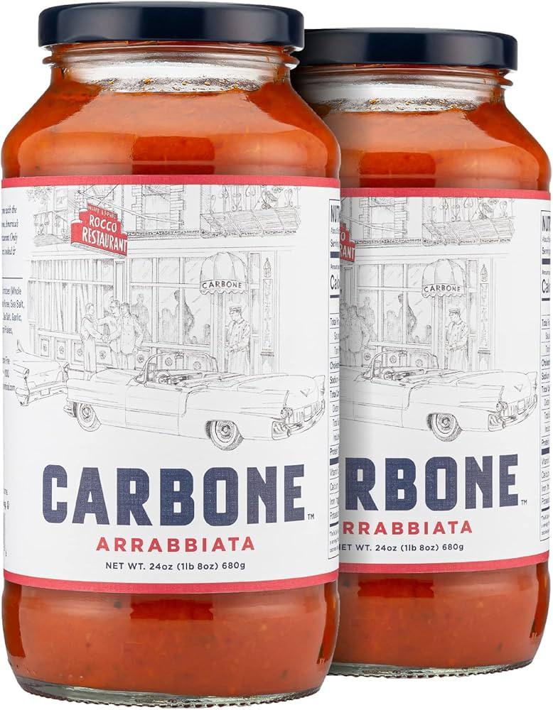 Carbone Arrabbiata Pasta Sauce | Tomato Sauce Made with Fresh & All-Natural Ingredients | Non GMO... | Amazon (US)