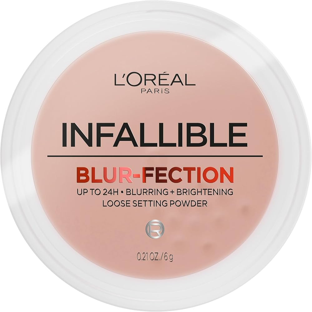 L'Oreal Paris Infallible Blur-fection Longwear Loose Setting Powder, Blurring Face Powder With Up... | Amazon (US)