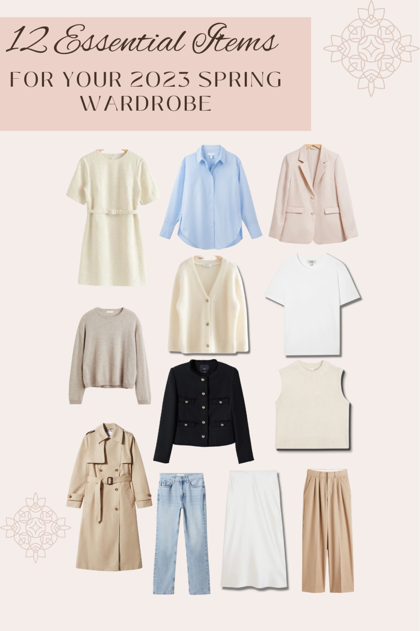 12 Wardrobe Essentials for Spring 💕

#LTKeurope #LTKworkwear #LTKSeasonal
