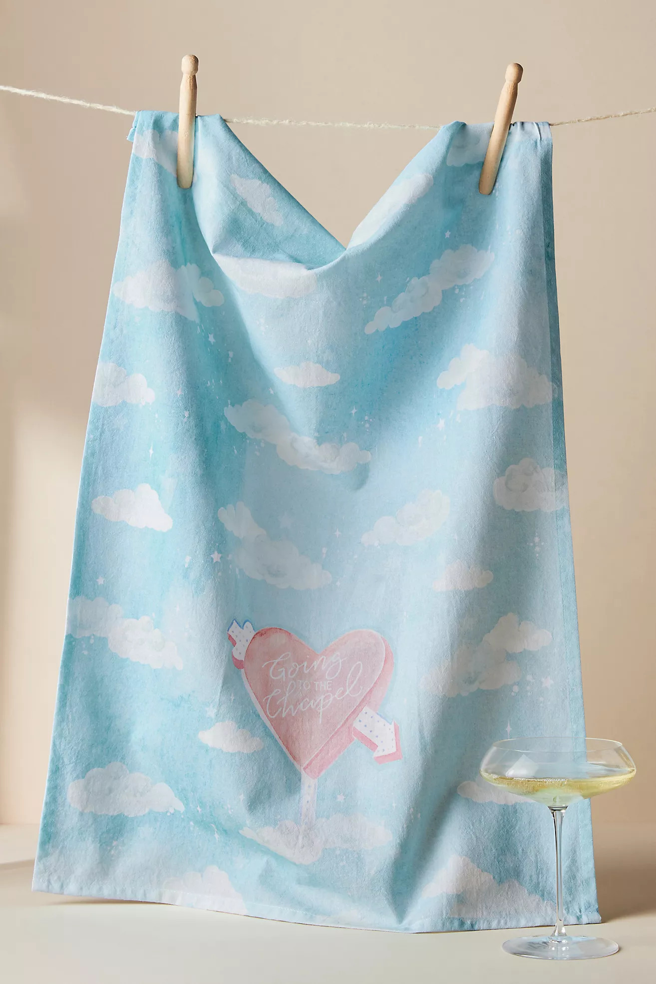 Stephanie Tara Going To The Chapel Dish Towel | Anthropologie (US)