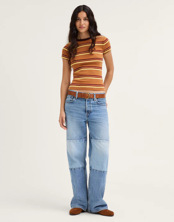 The '90s Crewneck Tee in Compact Cotton | Madewell