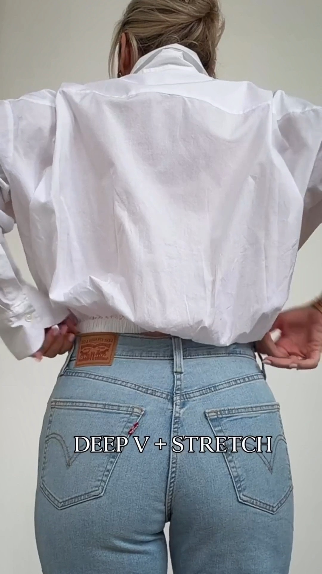 Best bum + anti-pooch jeans everyone’s talking about🔥💯🍑!!! RESTOCKED and on sale today. 

I’m not kidding — I went back and ordered three more colors. They’re that good. Super stretchy, insanely comfortable, and the deep V back gives the best shape. They cinch the waist without giving that front pooch situation (you know what I mean).

They run pretty TTS but if you’re between sizes size up since the waist is more fitted.
So flattering. So good.🔥



stretchy shaping jeans. anti pooch jeans. high waisted flattering denim. deep V back jeans. tummy smoothing jeans. straight leg jeans. Summer outfits. Date night outfit.

#LTKootd #LTKSeasonal #LTKSaleAlert