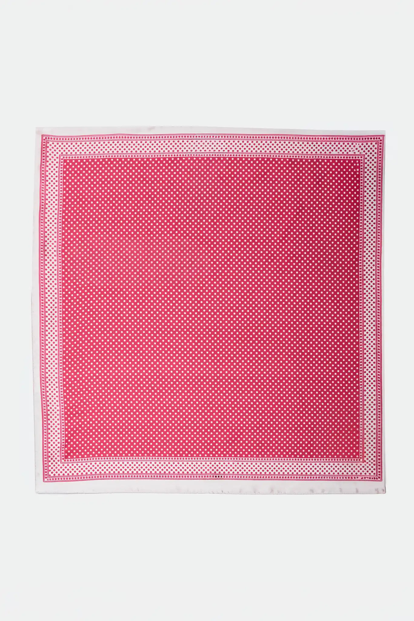 Red Polka Dot Printed Scarf | Avara