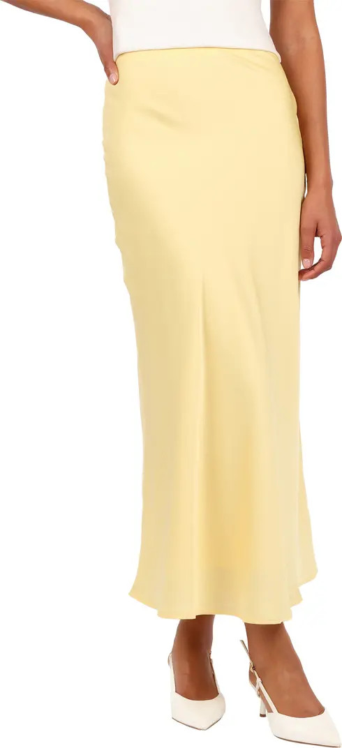 Nellie Satin Midi Skirt | Nordstrom Rack