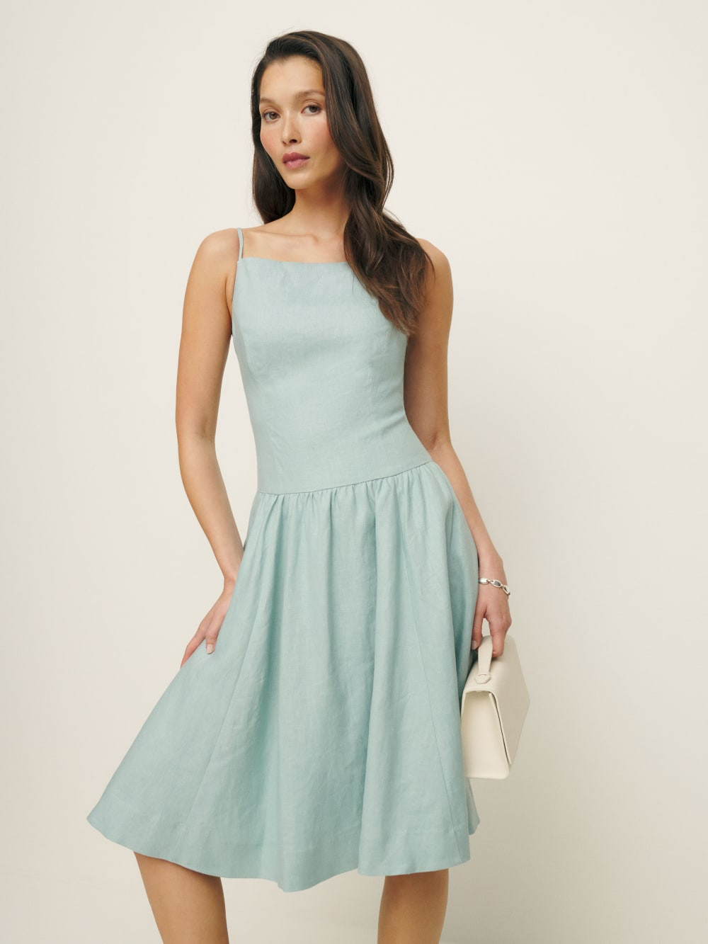 Clarabelle Linen Dress | Reformation (Global)