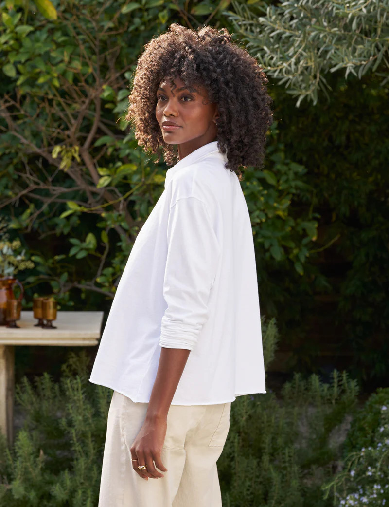 PERRY White, Vintage Jersey | Frank & Eileen
