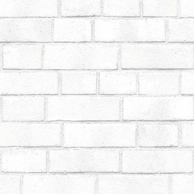 Textured Brick Peel & Stick Wallpaper White - Threshold™ | Target