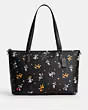 Disney X Coach Gallery Tote With Holiday Print | Coach Outlet US
