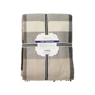 Black Check Soft Linen Throw by Ashland® | Michaels Stores