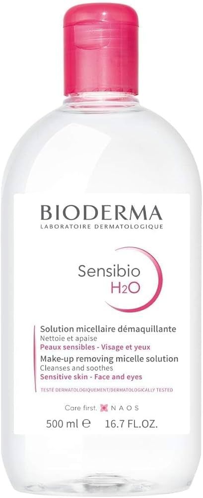 Bioderma Sensibio H2O Micellar Water, Makeup Remover, Gentle for Skin, Fragrance-Free & Alcohol-F... | Amazon (US)