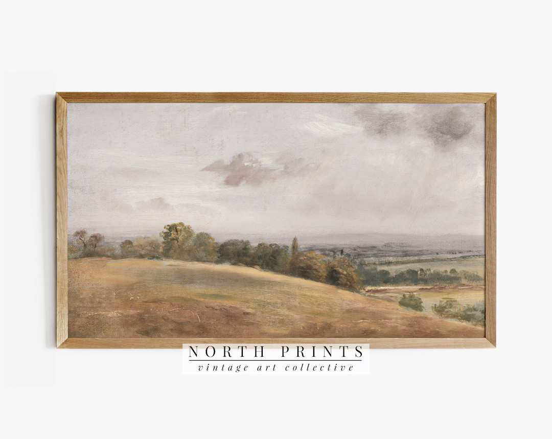 Samsung Frame TV Art | Vintage Landscape Painting Art DIGITAL Painting #TV140 | Etsy (US)